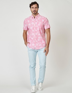 Camisa casual Original Penguin manga corta para hombre