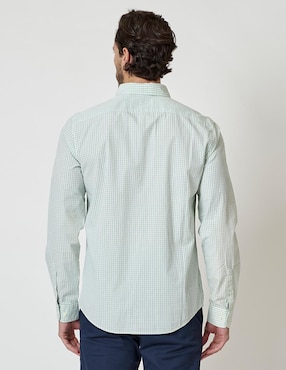 Camisa casual Original Penguin de algodón manga larga para hombre