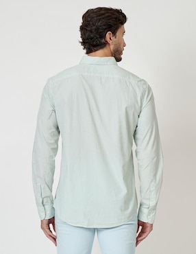 Camisa casual Original Penguin de algodón manga larga para hombre