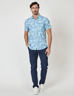 Camisa casual Original Penguin de manga corta para hombre
