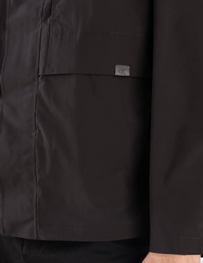 Chamarra rompevientos Calvin Klein Jeans capucha desmontable para hombre