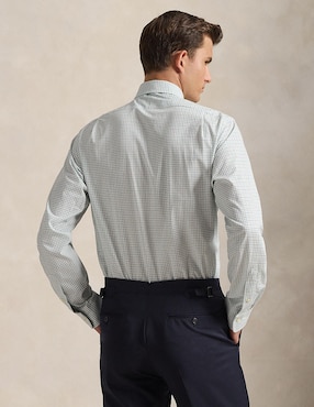 Camisa de vestir Polo Ralph Lauren de algodón manga larga para hombre