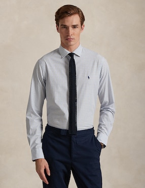 Camisa business casual Polo Ralph Lauren de algodón manga larga para hombre