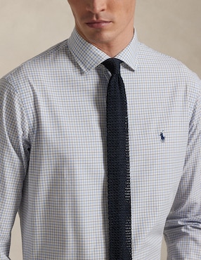 Camisa business casual Polo Ralph Lauren de algodón manga larga para hombre