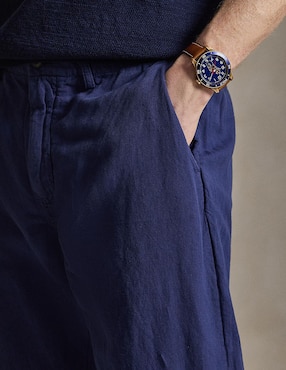 Pantalón business casual straight Polo Rl de lino para hombre