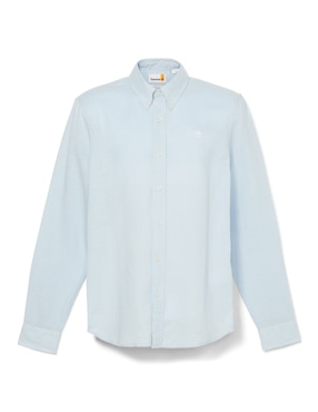 Camisa casual Timberland de algodón manga larga para hombre