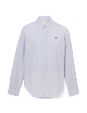 Camisa casual Timberland de algodón manga larga para hombre