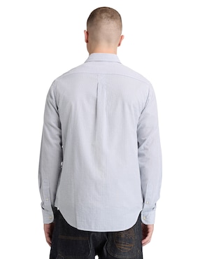 Camisa casual Timberland de algodón manga larga para hombre