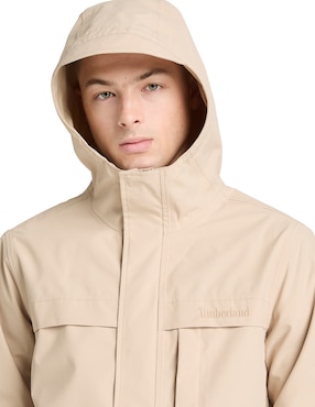 Chamarra casual Timberland impermeable con bolsillos para hombre