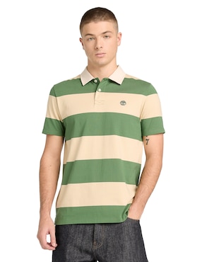 Playera tipo polo Timberland Sleeve para hombre