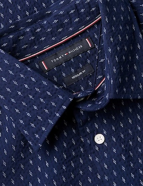 Camisa casual Tommy Hilfiger de algodón manga larga para hombre