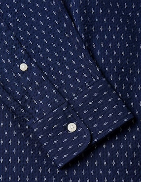 Camisa casual Tommy Hilfiger de algodón manga larga para hombre