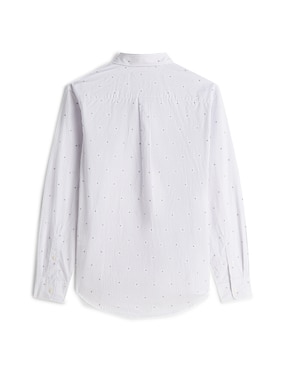 Camisa casual Tommy Hilfiger de algodón manga larga para hombre