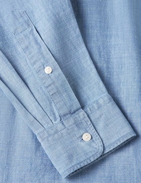 Camisa casual Tommy Hilfiger de algodón manga larga para hombre