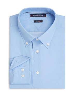 Camisa casual Tommy Hilfiger de algodón manga larga para hombre