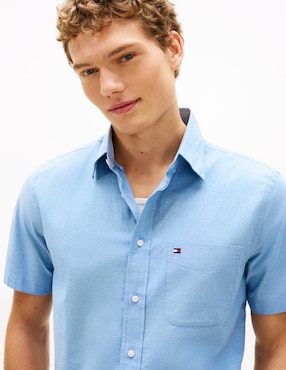 Camisa casual Tommy Hilfiger manga corta para hombre