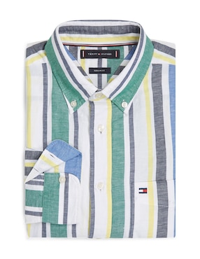 Camisa casual Tommy Hilfiger manga larga para hombre
