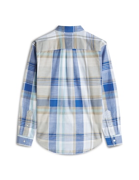 Camisa casual Tommy Hilfiger de algodón manga larga para hombre