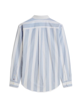 Camisa casual Tommy Hilfiger de algodón manga larga para hombre