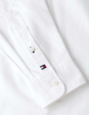 Camisa casual Tommy Hilfiger de algodón manga larga para hombre