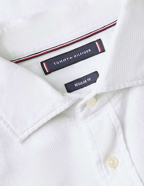 Camisa casual Tommy Hilfiger de algodón manga larga para hombre