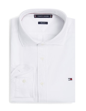 Camisa casual Tommy Hilfiger de algodón manga larga para hombre