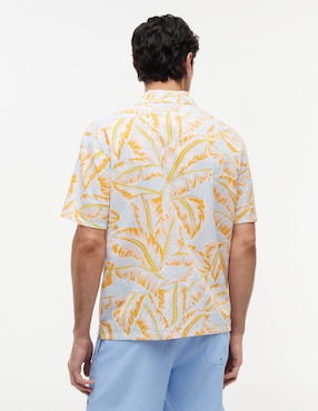 Camisa casual Tommy Hilfiger de algodón manga corta para hombre