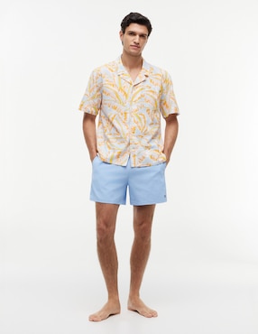 Camisa casual Tommy Hilfiger de algodón manga corta para hombre