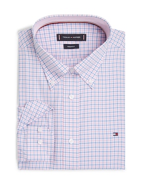 Camisa casual Tommy Hilfiger de algodón manga larga para hombre