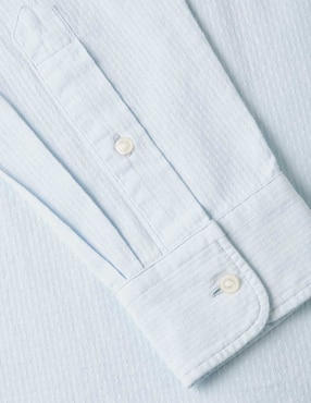 Camisa casual Tommy Hilfiger de algodón manga larga para hombre