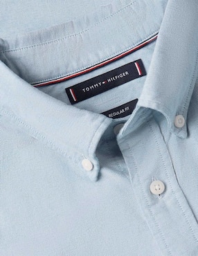Camisa casual Tommy Hilfiger de algodón manga larga para hombre