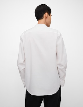 Camisa casual Adolfo Dominguez de algodón manga larga para hombre