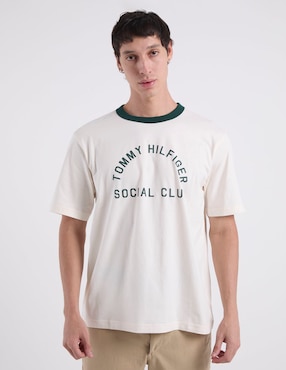 Playera Tommy Hilfiger cuello redondo para hombre