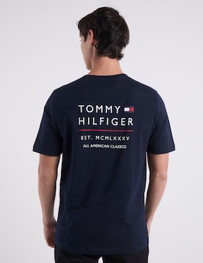 Playera Tommy Hilfiger cuello redondo para hombre