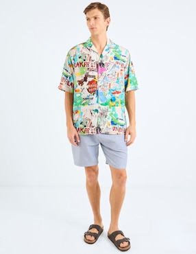 Camisa Casual Scotch & Soda manga corta para hombre