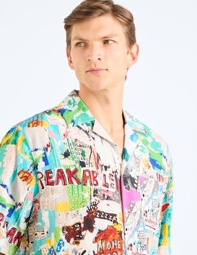 Camisa Casual Scotch & Soda manga corta para hombre