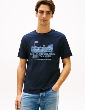 Playera Tommy Hilfiger cuello redondo para hombre