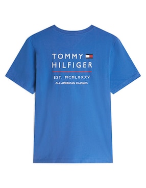 Playera tommy hilfiger cuello redondo para hombre