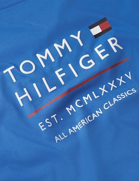 Playera tommy hilfiger cuello redondo para hombre