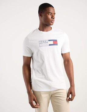 Playera Tommy Hilfiger cuello redondo para hombre