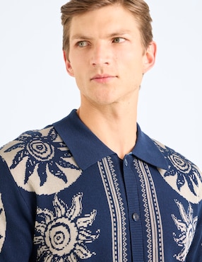 Camisa casual Scotch & Soda de algodón manga corta para hombre