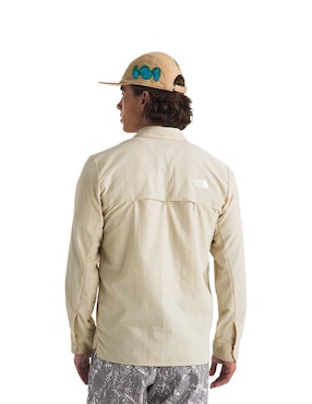 Camisa casual The North Face manga larga para hombre