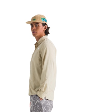 Camisa casual The North Face manga larga para hombre