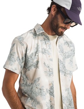 Camisa casual The North Face de algodón manga corta para hombre