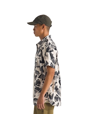 Camisa casual The North Face de algodón manga corta para hombre