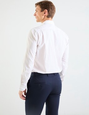 Camisa casual Scappino de algodón manga larga para hombre