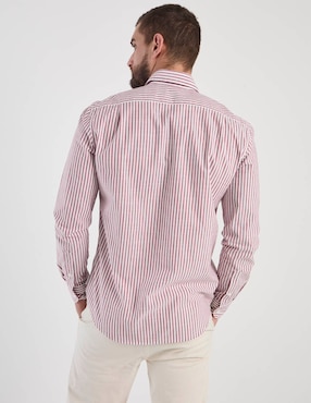 Camisa casual Scappino de algodón manga larga para hombre