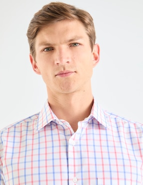 Camisa casual Scappino de algodón manga larga para hombre