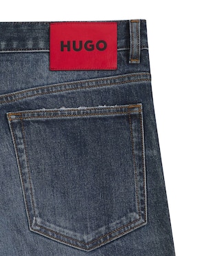 Jeans slim Hugo 708 lavado medio para hombre