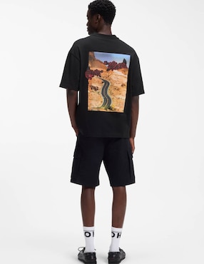 Playera Hugo cuello redondo para hombre